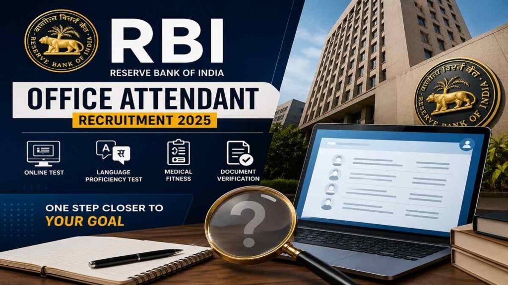 RBI Office Attendant 2026 Result