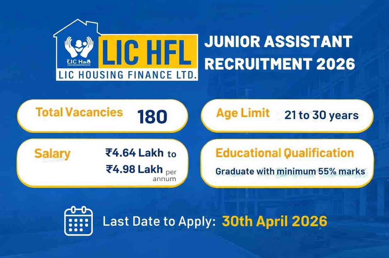 LIC HFL Junior Assistant 2026 Notification Out