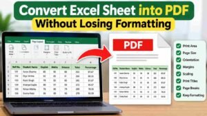 Convert Excel Sheet into PDF without losing formatting