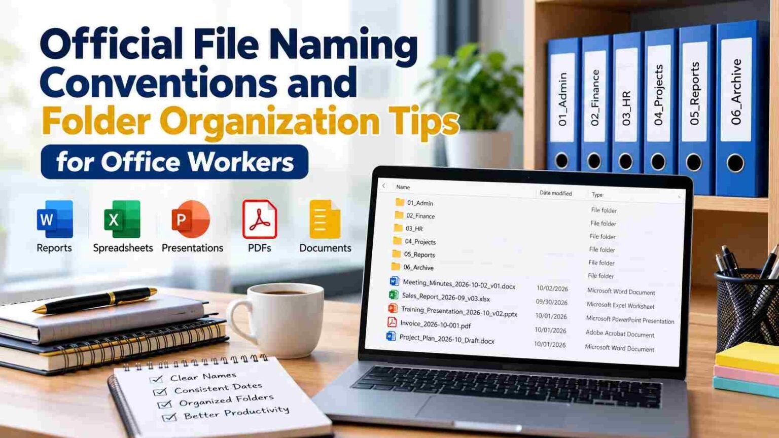 Official File Naming Conventions & Folder Organization Tips ...