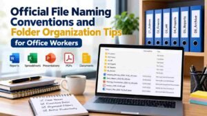 Official File Naming Conventions and folder organization tips for office workers